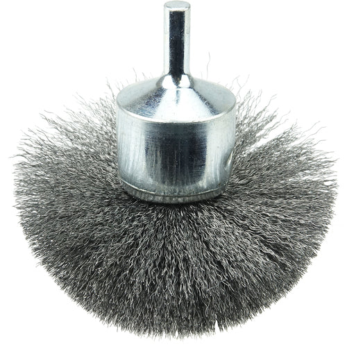 3″ Diameter - Steel Wire Flared End Brush - Industrial Tool & Supply