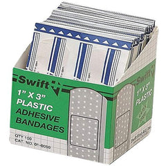 1X3 PLASTIC STRIP BANDAID 100/BOX - Industrial Tool & Supply