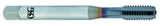 1-8 Dia. - H3 - 5 FL - VC10- TiCN - Bottoming - Straight Flute Tap - Industrial Tool & Supply