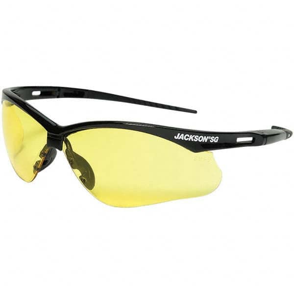 Jackson Safety - Safety Glasses Type: Safety Lens Color Family: Amber - Industrial Tool & Supply