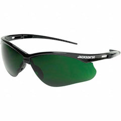 Jackson Safety - Safety Glasses Type: Welding Lens Color Family: Green - Industrial Tool & Supply