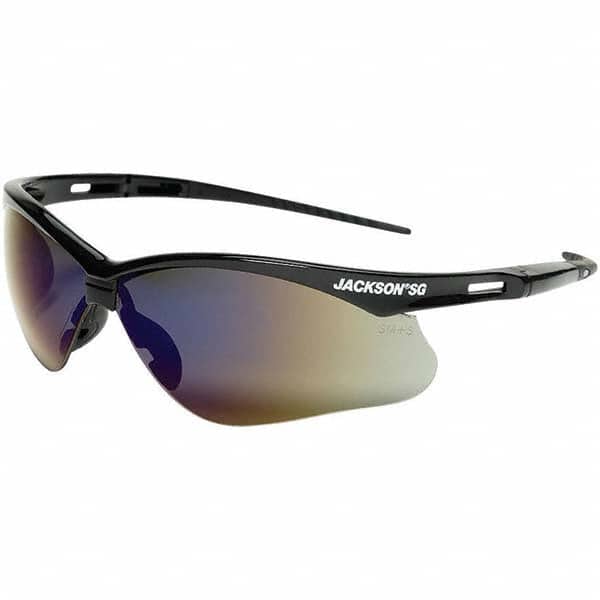 Jackson Safety - Safety Glasses Type: Safety Lens Color Family: Blue - Industrial Tool & Supply