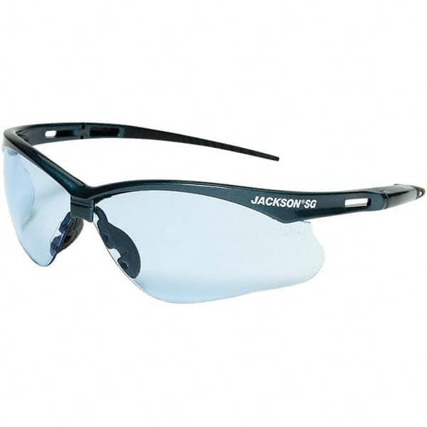 Jackson Safety - Safety Glasses Type: Safety Lens Color Family: Blue - Industrial Tool & Supply