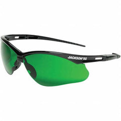 Jackson Safety - Safety Glasses Type: Welding Lens Color Family: Green - Industrial Tool & Supply