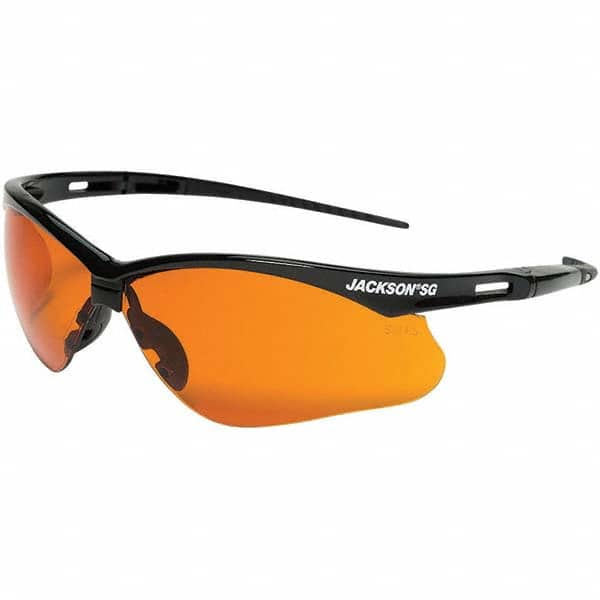 Jackson Safety - Safety Glasses Type: Safety Lens Color Family: Blue - Industrial Tool & Supply