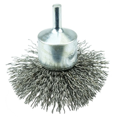 3″ Diameter - Steel Wire Flared End Brush - Industrial Tool & Supply