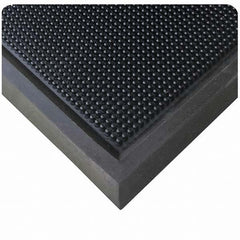 Wearwell - 24" Long x 16" Wide, Natural Rubber Surface, Boot Scrape Surface Entrance Matting - Industrial Tool & Supply