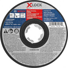 Cut-Off Wheel: Type 1, 4-1/2″ Dia, 7/8″ Hole, Aluminum Oxide 60 Grit, 11500 Max RPM, Use with Angle Grinders