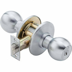 Best - Knob Locksets Type: Storeroom Door Thickness: 1 3/4 - 2 1/8 - Industrial Tool & Supply