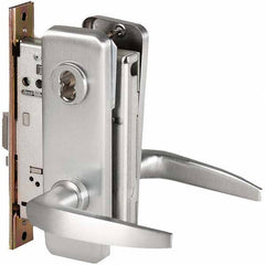 Best - Office Lever Lockset for 1-3/4" Thick Doors - Industrial Tool & Supply
