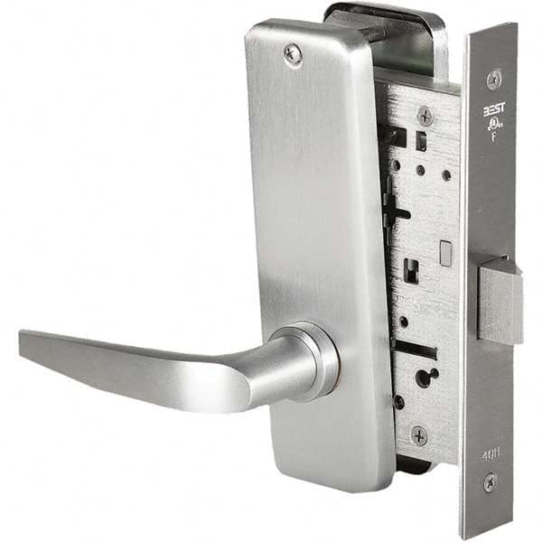 Best - Passage Lever Lockset for 1-3/4" Thick Doors - Industrial Tool & Supply