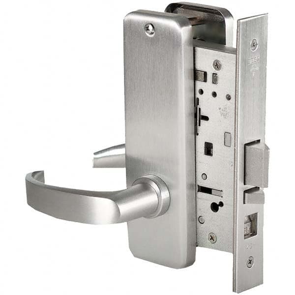 Best - Passage Lever Lockset for 1-3/4" Thick Doors - Industrial Tool & Supply