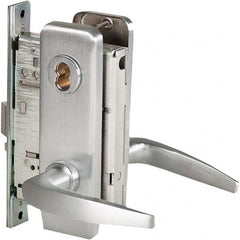 Best - Office Lever Lockset for 1-3/4" Thick Doors - Industrial Tool & Supply