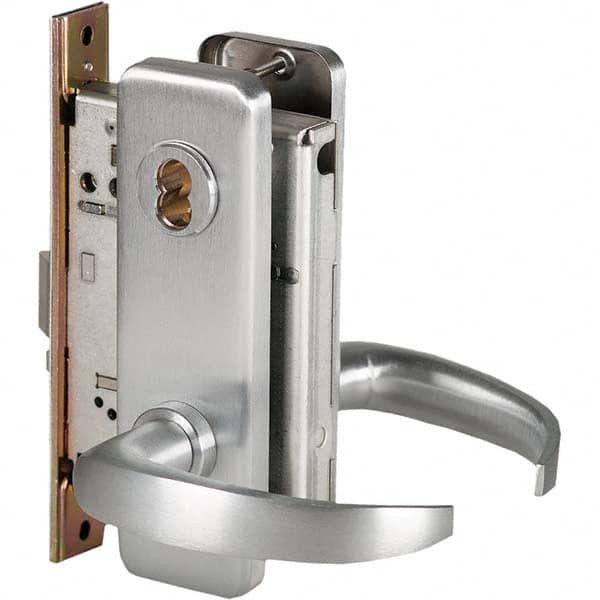 Best - Classroom Intruder Lever Lockset for 1-3/4" Thick Doors - Industrial Tool & Supply