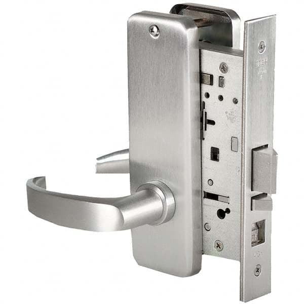 Best - Office Lever Lockset for 1-3/4" Thick Doors - Industrial Tool & Supply