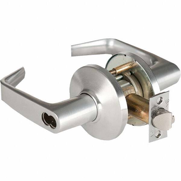 Best - Classroom Lever Lockset for 1-3/4 to 2-1/4" Thick Doors - Industrial Tool & Supply