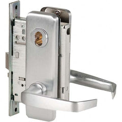 Best - Storeroom Lever Lockset for 1-3/4" Thick Doors - Industrial Tool & Supply