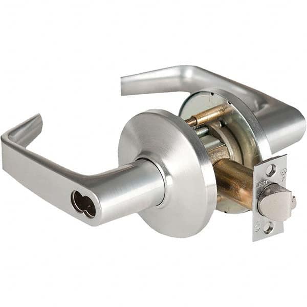 Best - Dormitory Lever Lockset for 1-3/4 to 2-1/4" Thick Doors - Industrial Tool & Supply