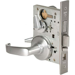 Best - Office Lever Lockset for 1-3/4" Thick Doors - Industrial Tool & Supply