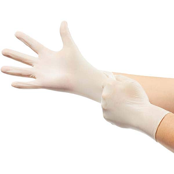 Made in USA - Size L, 3 Mil, Medical Grade, Powder Free Nitrile Disposable Gloves - Industrial Tool & Supply