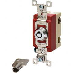 Bryant Electric - Key Switches Switch Type: 4 Tumbler Switch Sequence: On-Off - Industrial Tool & Supply