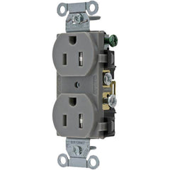 Bryant Electric - Straight Blade Receptacles Receptacle Type: Duplex Receptacle Grade: Commercial - Industrial Tool & Supply