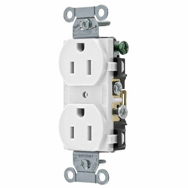 Bryant Electric - Straight Blade Receptacles Receptacle Type: Duplex Receptacle Grade: Commercial - Industrial Tool & Supply