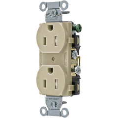 Bryant Electric - Straight Blade Receptacles Receptacle Type: Duplex Receptacle Grade: Commercial - Industrial Tool & Supply