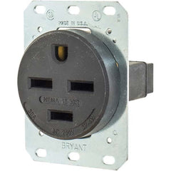 Bryant Electric - Straight Blade Receptacles Receptacle Type: Single Receptacle Grade: Industrial - Industrial Tool & Supply
