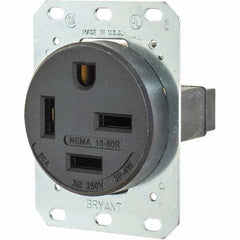 Bryant Electric - Straight Blade Receptacles Receptacle Type: Single Receptacle Grade: Industrial - Industrial Tool & Supply