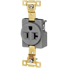 Bryant Electric - Straight Blade Receptacles Receptacle Type: Single Receptacle Grade: Industrial - Industrial Tool & Supply