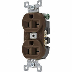 Bryant Electric - Straight Blade Receptacles Receptacle Type: Duplex Receptacle Grade: Specification - Industrial Tool & Supply