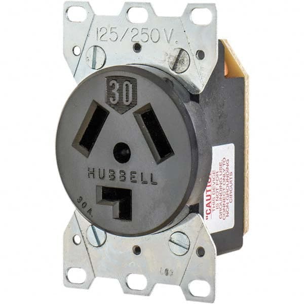 Bryant Electric - Straight Blade Receptacles Receptacle Type: Single Receptacle Grade: Industrial - Industrial Tool & Supply