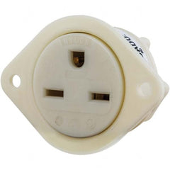 Bryant Electric - Straight Blade Receptacles Receptacle Type: Flanged Receptacle Grade: Industrial - Industrial Tool & Supply