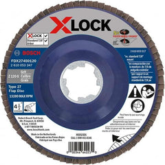 Bosch - Flap Discs Abrasive Type: Coated Flap Disc Type: Type 27 - Industrial Tool & Supply