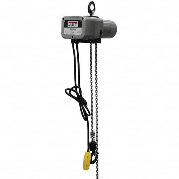 Jet - Electric Hoists Type: Electric Hoist Load Capacity (Ton): 1/8 - Industrial Tool & Supply