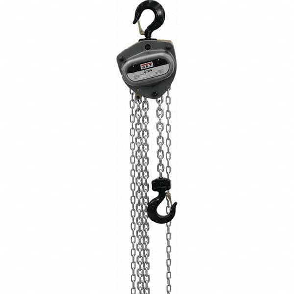 Jet - 4,000 Lb Capacity, 80' Lift Height, Manual Chain Hoist - Industrial Tool & Supply