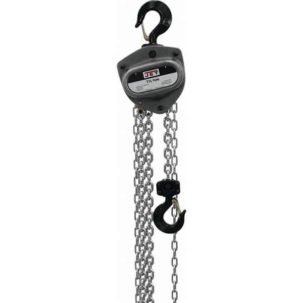 Jet - 3,000 Lb Capacity, 90' Lift Height, Manual Chain Hoist - Industrial Tool & Supply