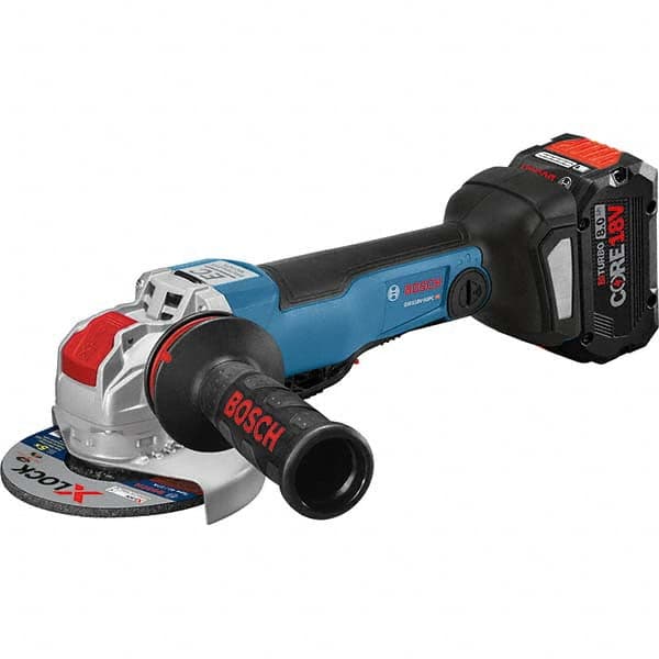 Bosch - Angle & Disc Grinders Type of Power: Cordless Wheel Diameter (Inch): 4.5 - Industrial Tool & Supply