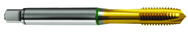 M8x1.25 6H Mod -Flute Cobalt Green Ring Spiral Point Plug Tap-TiN - Industrial Tool & Supply