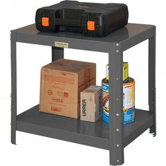 Durham - Stationary Work Benches, Tables Type: Machine Work Table Top Material: 16 Gauge Steel - Industrial Tool & Supply