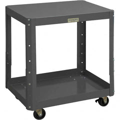 Durham - Stationary Work Benches, Tables Type: Machine Work Table Top Material: 16 Gauge Steel - Industrial Tool & Supply