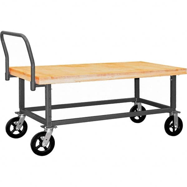 Durham - 1,800 Lb Capacity Work Height Platform Truck - Industrial Tool & Supply