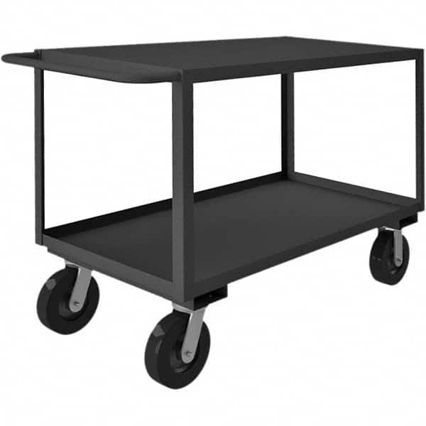 Durham - 3,000 Lb Capacity, 36-1/4" Wide x 78-1/4" Long x 36" High Heavy Duty Service Cart - Industrial Tool & Supply