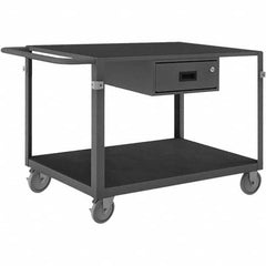 Durham - 1,000 Lb Capacity, 25-1/8" Wide x 42-11/16" Long x 34" High Instrument Cart - Industrial Tool & Supply