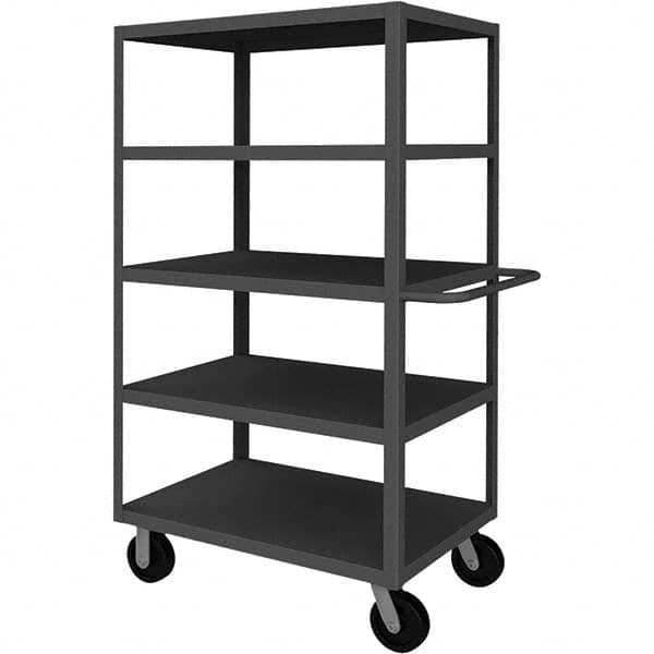 Durham - 3,600 Lb Capacity, 24-1/4" Wide x 42-1/4" Long x 66-1/2" High Heavy Duty Service Cart - Industrial Tool & Supply