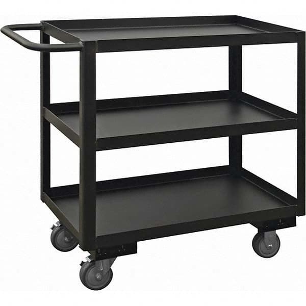 Durham - 1,200 Lb Capacity, 18-1/4" Wide x 36-1/4" Long x 33" High Heavy Duty Service Cart - Industrial Tool & Supply