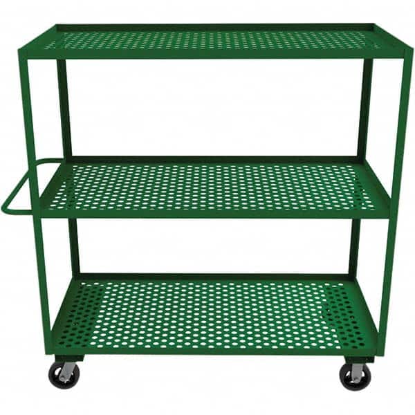 Durham - 1,200 Lb Capacity, 30-1/4" Wide x 66-1/4" Long x 63" High Mobile Cart - Industrial Tool & Supply
