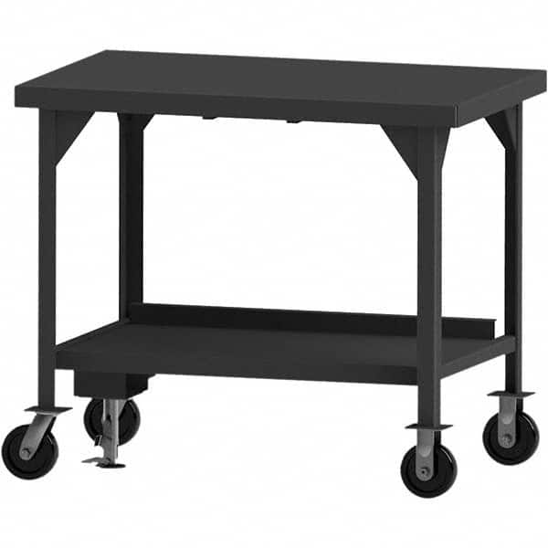 Durham - Mobile Work Benches Type: Heavy-Duty Workbench Length: 84 (Inch) - Industrial Tool & Supply