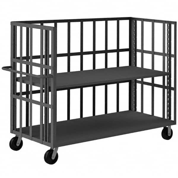 Durham - 3,000 Lb Capacity Open Portable Shelf Trucks - Industrial Tool & Supply